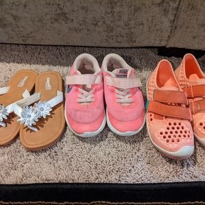 Toddler girls size 11 shoe lot